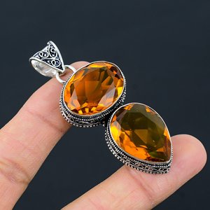 925 Silver <b>Statement</b> <b>Necklace</b> for Engagement Wedding & Party-Unisex - Product Image 3