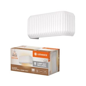 Plaster Decor 330mm Lampada da Parete in Gesso Bianco 2xE27 (Ledvance 841246) - Product Image 2