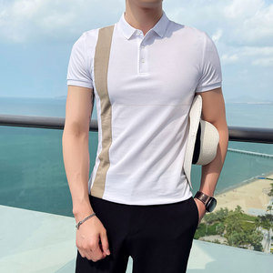 2023 nouveau coton hommes Polos couleur unie classique Polo hommes à manches courtes haut qualité décontracté affaires Social Polo hommes S-5XL - Product Image 2