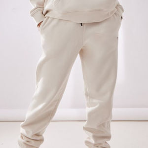 High Quality Custom Embroidery Fleece Graphic Hoodies Women Drop Shoulder Oversized Cotton Pullover Sweatshirt 3D Winter - Product Image 5