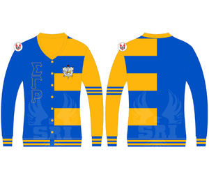 Cárdigans Acrílicos Bordados para Mujer de la Hermandad Sigma Gamma Rho |   Suéter Cárdigan Acrílico Personalizado Sublimado para Mujer, Diseño de Hermandad - Product Image 1