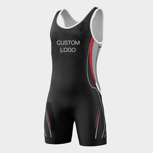 Trajes de Lucha Libre Elásticos con Impresión de Logotipo Personalizado, Venta al por Mayor, Diseño Nuevo y Económico - Product Image 5