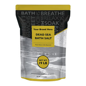 Sel de bain de la mer morte de marque privée fabriqué aux États-Unis pur non parfumé pour la peau Relaxation infusée de minéraux nourrissante conçue - Product Image 1