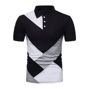 Uniforme de trabajo de alta calidad, camisetas de polo de negocios, camisetas de polo de golf lisas bordadas en blanco de algodón y poliéster para hombre con logotipo personalizado - Product Image 1
