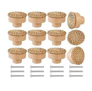 Tiradores de cajón de ratán de alta calidad, tirador de muebles de armario, tirador de puerta de armario de cocina, herrajes para muebles de India - Product Image 4