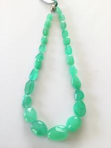 297.65กะรัตคริโซเพรสแก้วเรียบเนียน (297.65กะรัต) สำหรับทำเครื่องประดับอัญมณี - Product Image 2