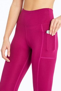Leggings de yoga extensibles à taille haute pour femmes |   Vêtements de sport respirants à séchage rapide, longueur intégrale - Product Image 3