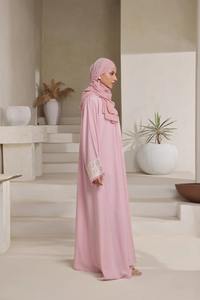 Ropa Islámica Personalizada, Vestido Musulmán Abaya para Mujer, en Cantidad al por Mayor, Nueva Ropa Islámica 2026, Abaya Musulmana de Manga Larga para Mujer - Product Image 2