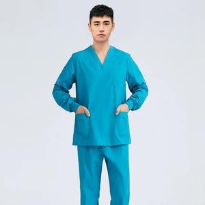 Uniformes hospitaliers personnalisés de couleur unie pour femmes, soins infirmiers, gommages médicaux, vente en gros de gommages hospitaliers - Product Image 6
