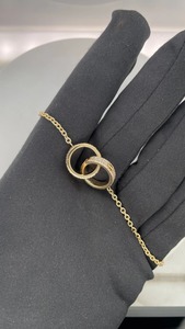 H.A.IMPEX Bracelet en or 14 carats Diamant naturel Élégant Minimaliste Dernier design Bijoux fins pour bracelets en diamant modernes Bracelets - Product Image 3