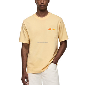 2026 Heavy Weight <b>Tshirt</b> 100% Cotton T Shirts Short Sleeve Crew Neck Men T-shirt Customized Casual T-shirts - Product Image 1