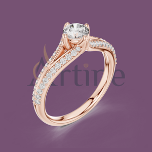 แหวนสแตนเลสทอง18K สำหรับผู้หญิงปรับได้ทันสมัย | ขายส่งเครื่องประดับ - Product Image 1