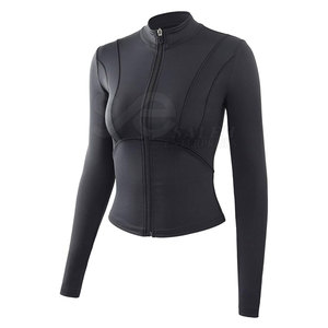 Chaquetas de Yoga para Mujer, Fabricadas en Pakistán, 100% Algodón, Secado Rápido, Corte Ajustado, Logotipo Frontal, para Invierno - Product Image 3