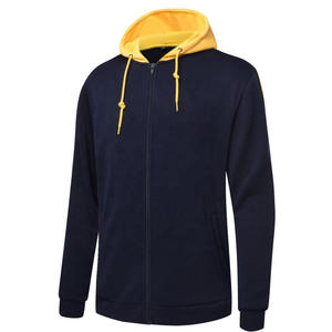 High Quality 100% Cotton Fleece Zipper <b>Hoodie</b> Breathable Comfortable Heavy GSM Top Selling Men Zipper basics <b>Hoodie</b> - Product Image 1