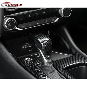 Kits de Interior de coche con aspecto de fibra de carbono ABS, cubierta de perilla de cambio de marchas para <span class=keywords><strong>Nissan</strong></span> Sunny <span class=keywords><strong>Tsuru</strong></span> Sylphy Pulsar Sentra S Sv Sr B18 2020-2023 - Product Image 6