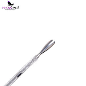 Pousse-cuticules, outil de manucure et pédicure, outil de soin des ongles en acier inoxydable, instrument professionnel de soin des ongles pour salon, par Innovamed - Product Image 5