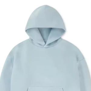 Sudadera con capucha en blanco al por mayor Unisex algodón polar pulóver sudaderas con capucha OEM logotipo personalizado impresión Streetwear proveedor - Product Image 3