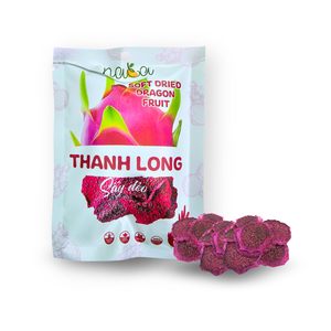 Fruit du dragon 100% en tranches naturelles douces et sucrées-LTD Collation saine en vrac séchée à faible teneur en sucre emballée sous vide - Product Image 1