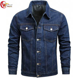 Ropa de moda Hombres Jeans Chaqueta a prueba de viento Hombres Jeans Chaqueta Venta caliente Hombres Jeans Chaqueta de invierno - Product Image 1
