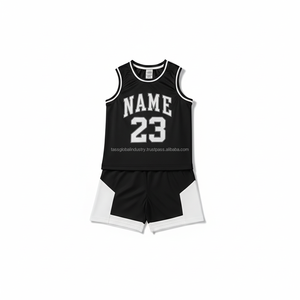 Conjunto de Uniforme de Baloncesto con Números y Patrón Impresos Digitalmente con Logotipo Personalizado, para Hombres Adultos, de Poliéster Transpirable, Duradero y de Alta Elasticidad - Product Image 2