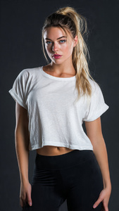 Camisetas Holgadas de Gimnasio para Mujer, Camisetas Deportivas para Ejercicio, Camisetas de Manga Corta con Hombros Caídos para Mujer - Product Image 3