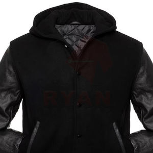 Veste grande taille, fabrication en usine, Ryan Pro Gear, vestes vintage personnalisées pour hommes, vestes à capuche de style universitaire, haute qualité, classique - Product Image 3