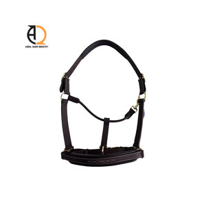 Licol en nylon pour cheval avec boucles en cuir et en acier personnalisées, colliers de tête pour cheval personnalisés - Product Image 6
