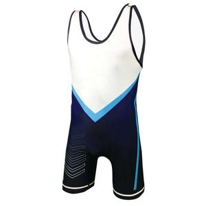 Nuevo Diseño 2026, Singlet de Lucha Libre para Adultos, Ropa de Artes Marciales de Poliéster/Spandex - Product Image 3