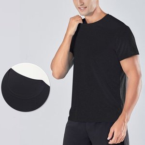 Camiseta deportiva de secado rápido para hombre, camiseta de capa Base de compresión transpirable de alta elasticidad atlética para correr en el gimnasio al aire libre - Product Image 6