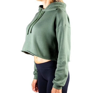 Ensemble de jogging décontracté personnalisé avec logo OEM, sweat-shirt court pour femmes avec logo personnalisé - Product Image 2