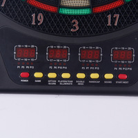 Jeu de fléchettes électroniques de 13,5 pouces en matériau PP avec notation vocale, écran LED, fléchettes à pointe souple pour adultes et enfants, logo personnalisé