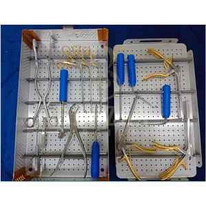 Herramientas quirúrgicas duraderas y reutilizables, juego de laminectomía de 71 piezas, juego de cirugía espinal ortopédica para tratar la estenosis lumbar espinal - Product Image 3