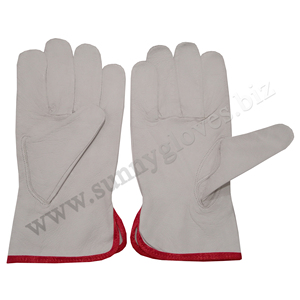 Guantes de trabajo de uso general, soldadura de seguridad, trabajo de conductor de construcción, guantes de mano de aparejo de cuero, guantes de seguridad para conductor - Product Image 6