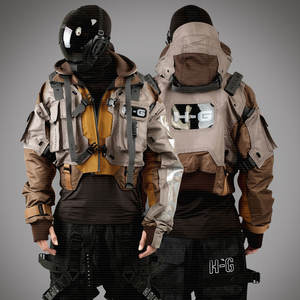 Chaquetas Ligeras de Estilo Cyberpunk para Hombre, Chaquetas Cortas de Moda Urbana Japonesa - Product Image 1