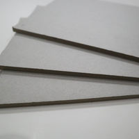 Carton gris laminé, papier de 3 mm d'épaisseur, carton gris de 1800 g/m², feuille ou rouleau pour couverture de carnet, emballage, plaque de base de boîte aux lettres