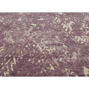 Alfombra Rectangular de Lana y Seda de Bambú Tejida a Mano Kavi Ivory, Modelo Esk-662, con Patrón Abstracto para Sala de Estar o Pasillo - Product Image 3