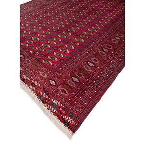 Alfombra Kiaan Grande de Lana Anudada a Mano Pae-5532 Rojo Naranja Geométrica para el Hogar, Rectangular 9x12, para Pasillo o Habitación, Alfombras Jaipur US - Product Image 2