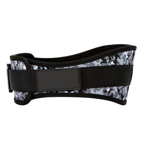 Ceinture de musculation robuste en peau de mouton, respirante et réglable, conçue pour améliorer la performance et soutenir l'entraînement de force. - Product Image 1