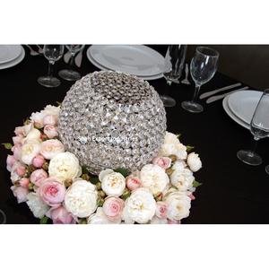 Centros de mesa de bola de cristal atractivos para bodas, eventos, fiestas, centros de mesa decorativos hechos a mano a granel - Product Image 5