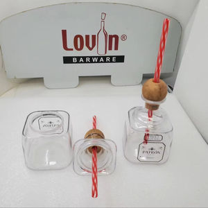 <b>PATRON</b> TEQUILA PLASTIC REPLICA <b>BOTTLE</b> DRINKING <b>CUP</b>/VESSEL WITH STRAW 375ML SIZE - Product Image 3