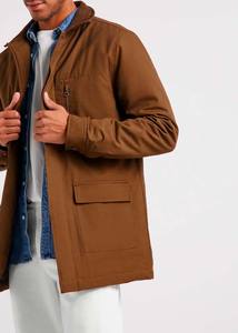 Chaqueta de Trabajo de Lona Resistente Personalizada para Hombre, Chaqueta de Invierno Transpirable de Alta Calidad para Mecánicos con Decoración Bordada - Product Image 4