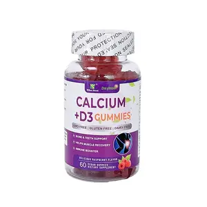 ฉลากส่วนตัว OEM ช่วยให้กล้ามเนื้อฟื้นตัว RECOVERY CA LCIUM+D3 GUMMIES