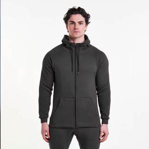 Manufacturing high quality custom zipper hoodies oem custom streetwear hoodie with strings fleece customized printed zip up <b>hood</b> - Product Image 6