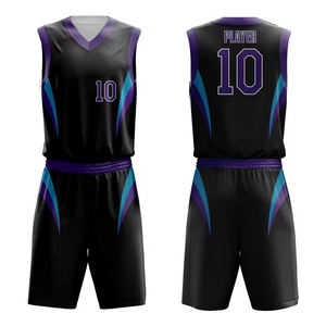 Expédition rapide ensemble de maillots de basket-ball conception personnalisée uniforme de basket-ball de vêtements de sport pour jeunes - Product Image 5