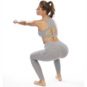 Conjunto de traje de Yoga de manga corta sin costuras para mujer, envío directo, conjuntos de Yoga deportivos para Fitness para mujer - Product Image 3
