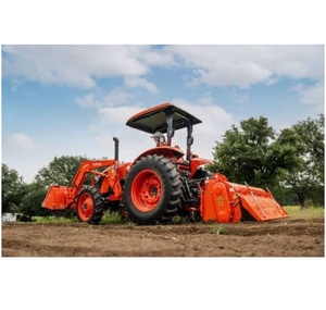 รถแทรกเตอร์เกษตรมืออาชีพ คูโบต้า M6060 พร้อม PTO และชุดอุปกรณ์สามจุด สำหรับการเกษตร การเพาะปลูก การขนส่ง และการลากจูง - Product Image 1