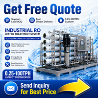 Système de purification d'eau potable commercial par osmose inverse (RO) mobile industriel 500 LPH pour eau de puits