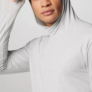 Nouveauté en gros : T-shirt homme UPF50+ personnalisé en polyester/coton, séchage rapide, évacuation de l'humidité, respirant, grandes tailles, protection solaire frontale - Product Image 4