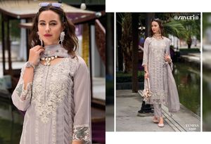 La última colección de ropa de diseñador Organza con bordado Traje de Slwar Fabricante de Surat EN EL Rtae más bajo - Product Image 2