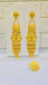 เครื่องประดับเพชรสีทองขนาดเล็กของผู้ผลิตอินเดียสร้อยคอไข่มุกสำหรับผู้หญิงสหรัฐอเมริกายุโรปแอฟริกา - Product Image 3